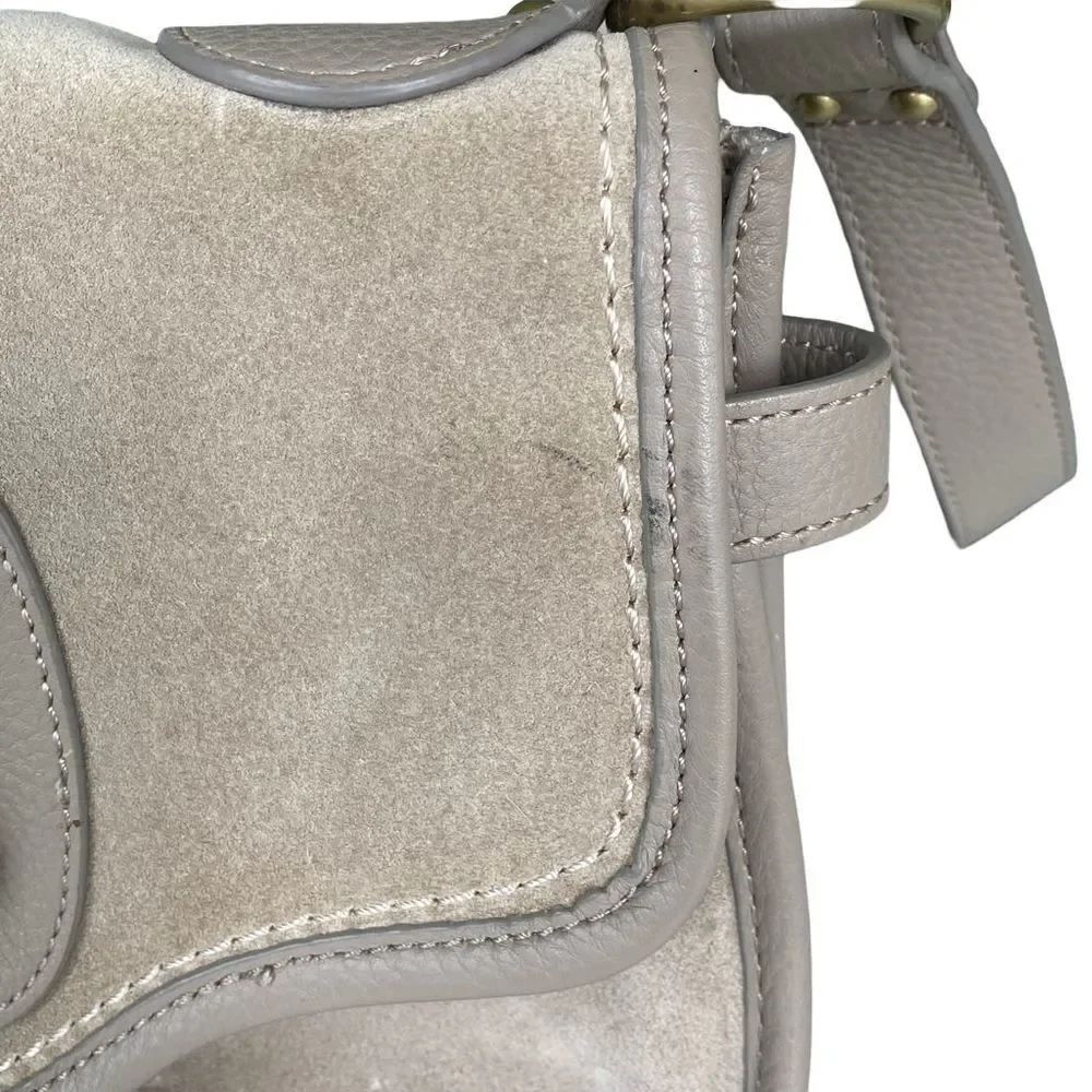 Nanette Lepore Waverly Flap Husky Crossbody Bag Stone OS - Picture 11 of 13